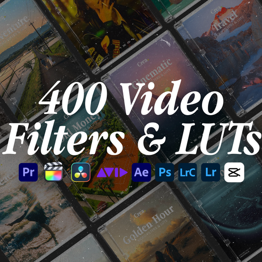 400 Video Filters & LUTs